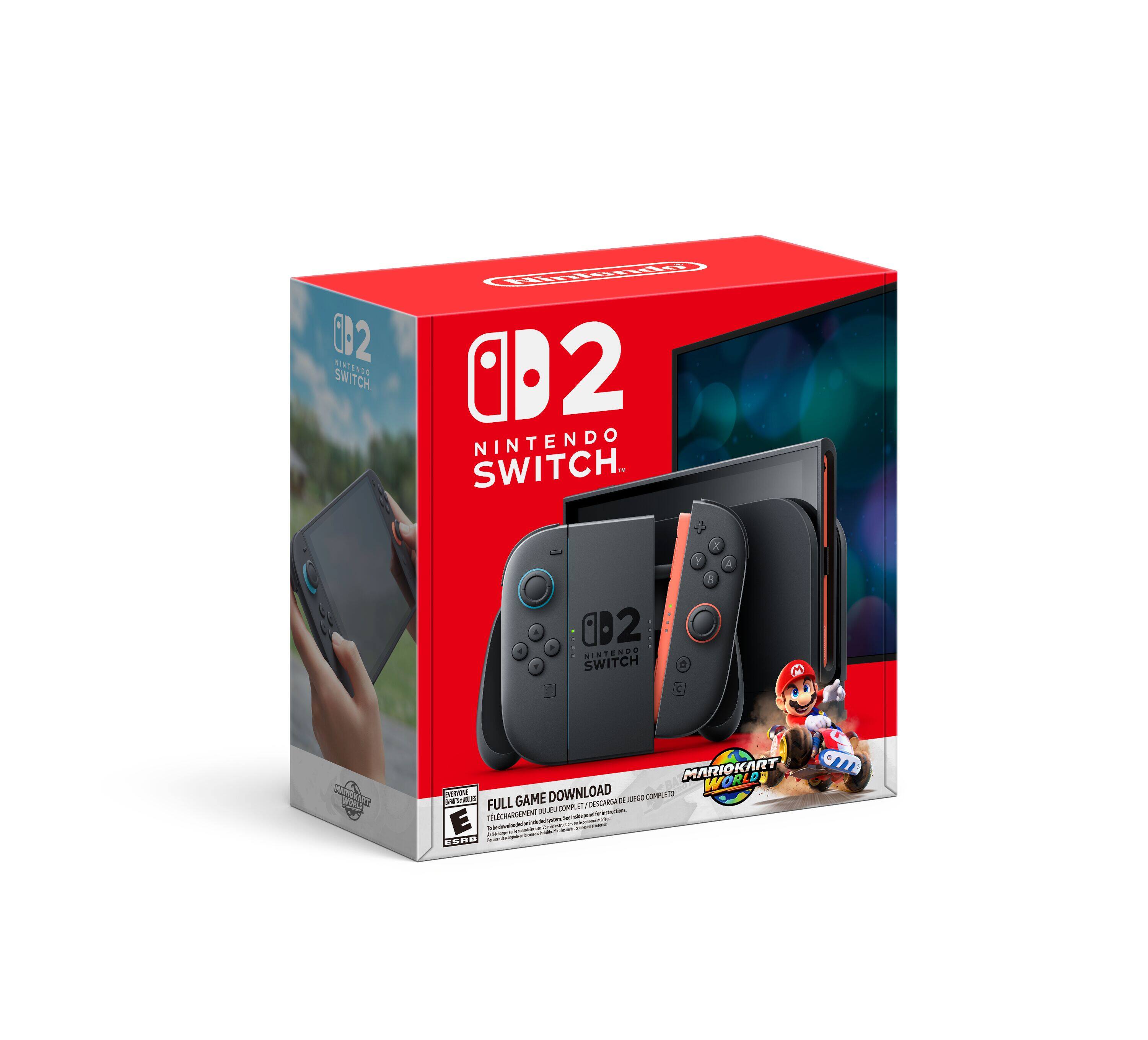 Switch 2 + Mario Kart World Paquete - Nintendo Switch 2