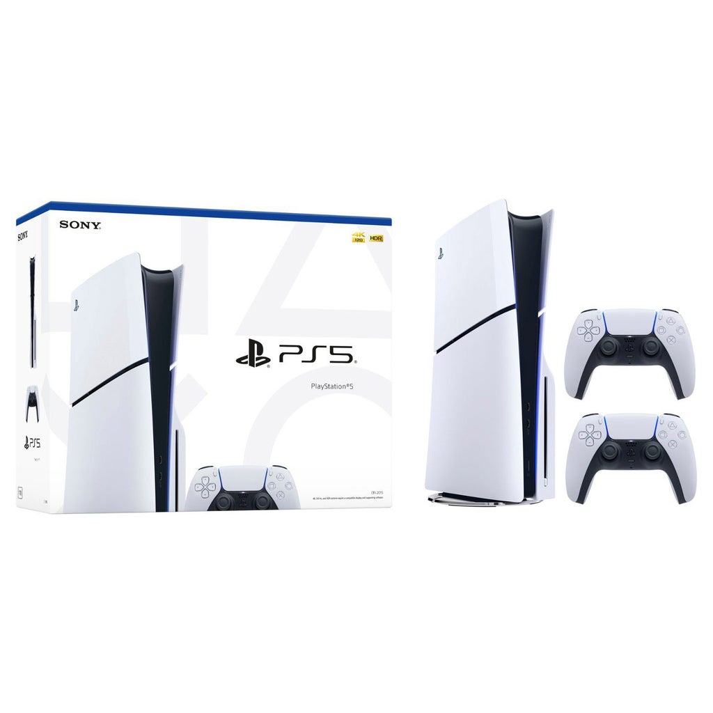 Sony Playstation 5 Slim Disc Consola and DualSense Paquete con Control