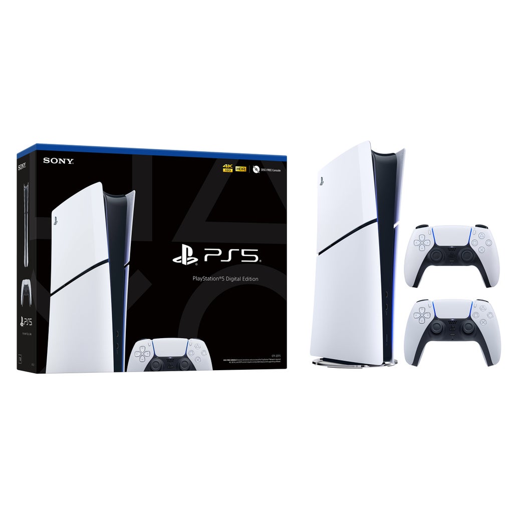 Sony Playstation 5 Digital Slim Consola & DualSense Paquete con Control