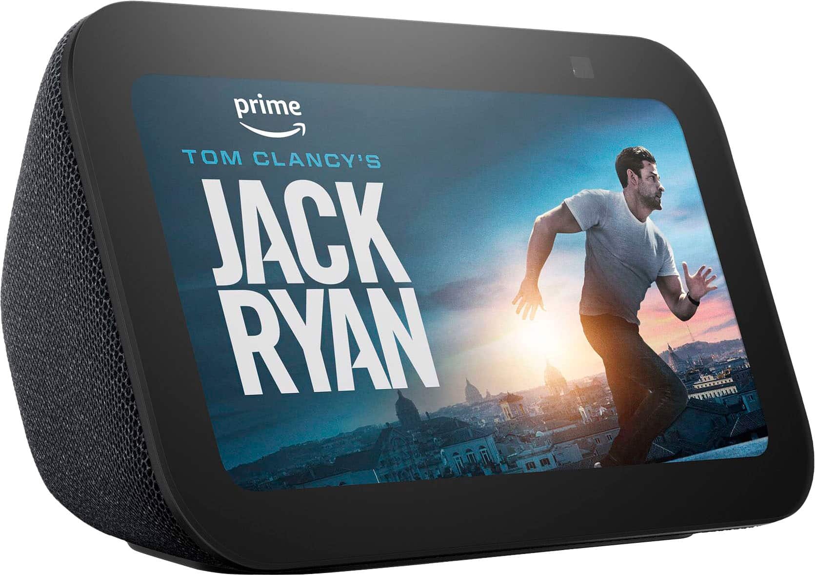 Amazon - Echo Show 5 (newest model), Pantalla Inteligente con Alexa+, bajo mejorado y sonido claro - Gris