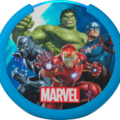 Amazon - Echo Pop Kids Altavoz Inteligente con Alexa - Marvel's Avengers