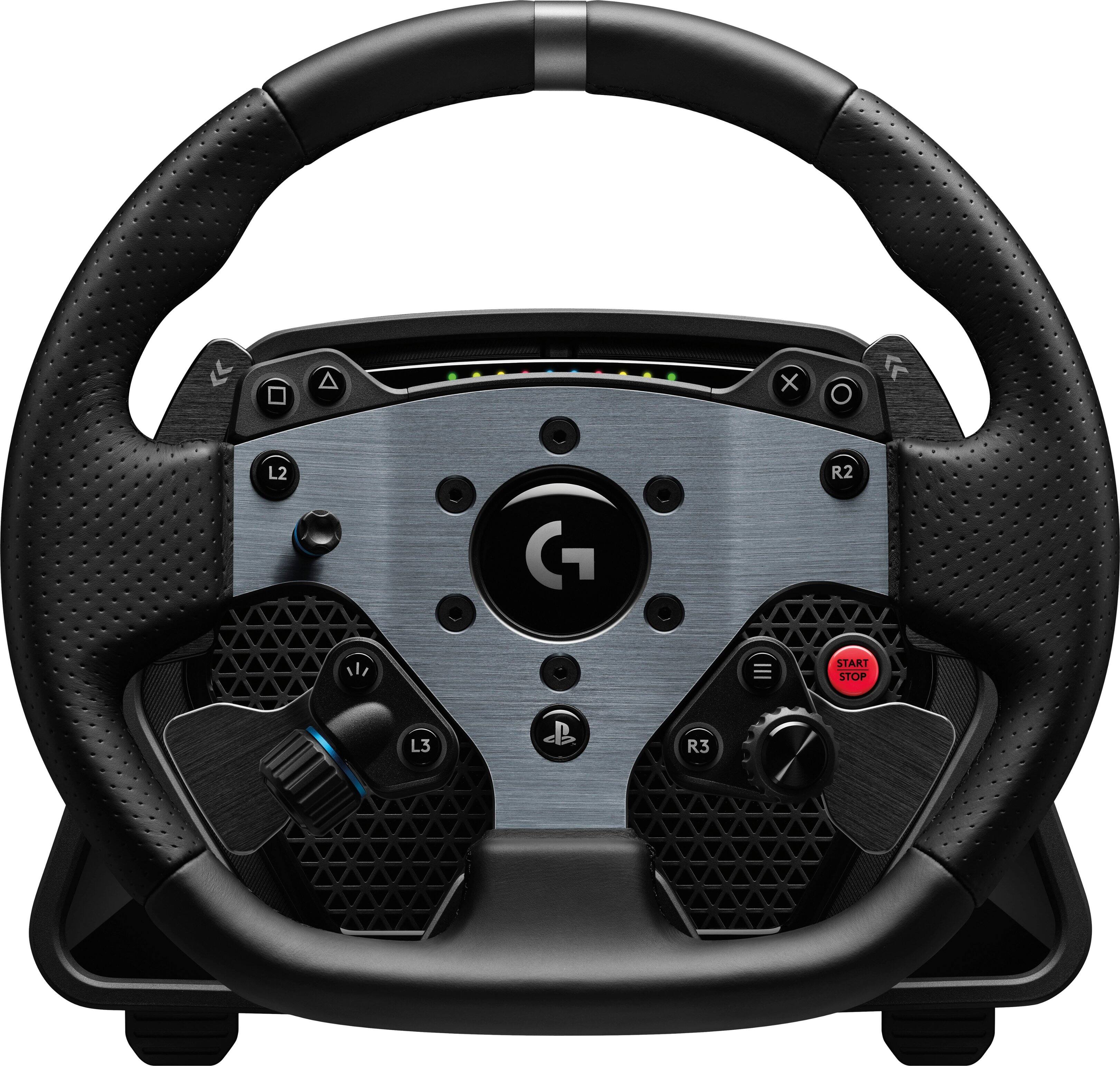 Logitech - G PRO Volante de Carreras con tecnologia TRUEFORCE para PlayStation 5 and PC - Negro