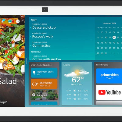 Amazon - Echo Show 15 Full HD 15.6 pulgadas Pantalla Inteligente para el hogar, con Fire TV y Alexa - Negro