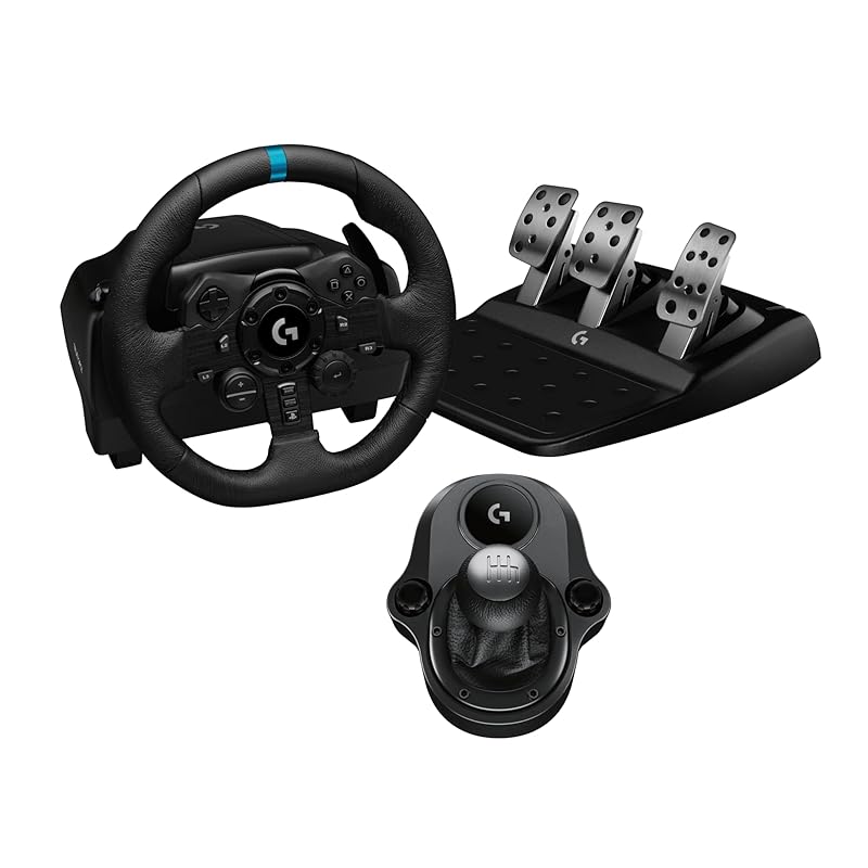 Logitech G Driving Force Racing Bundle (G923 + Pedals + Shifter)