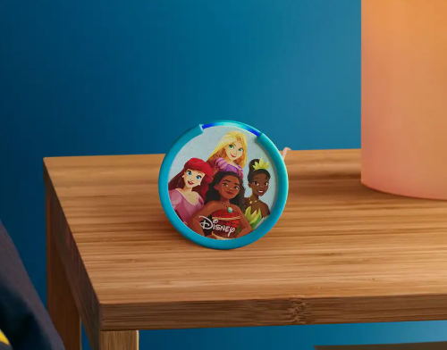 Amazon Echo Pop Kids - Parlante Inteligente con Alexa - Disney Princess