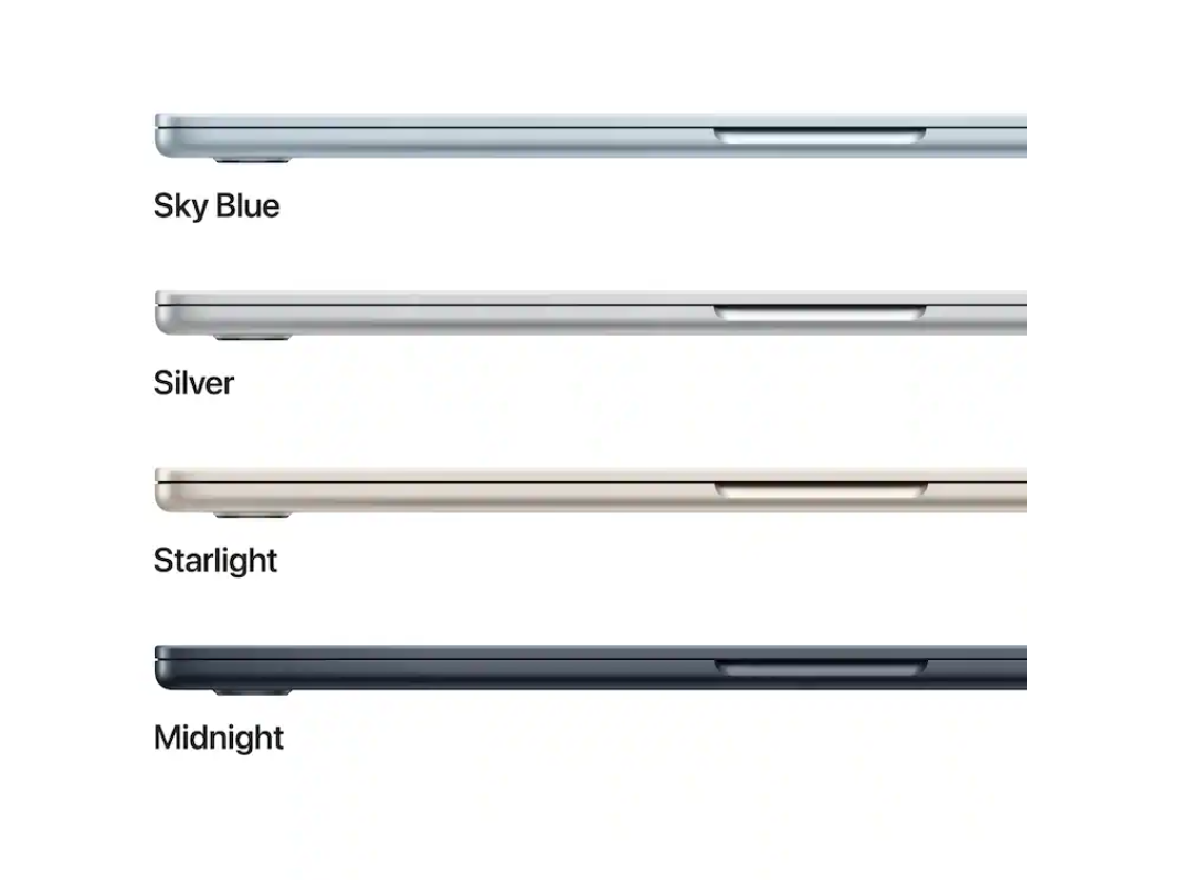 Apple - MacBook Air 15-inch Laptop - Apple M4 chip Built for Apple Intelligence - 16GB Memory - 256GB SSD - Midnight