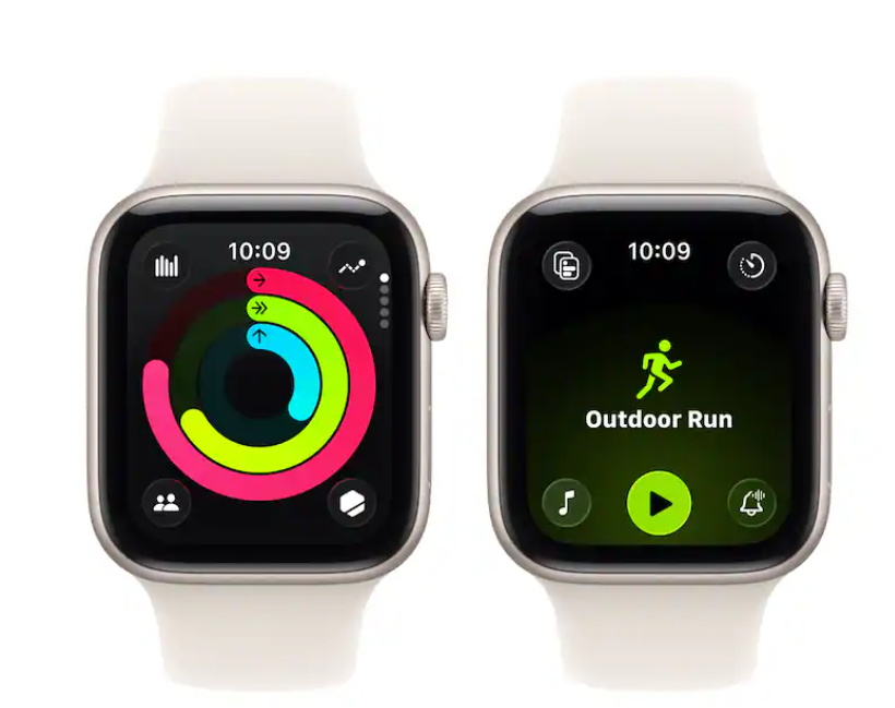 Apple Watch SE 3 (GPS) 44mm Starlight Aluminum Case with Starlight Sport Band