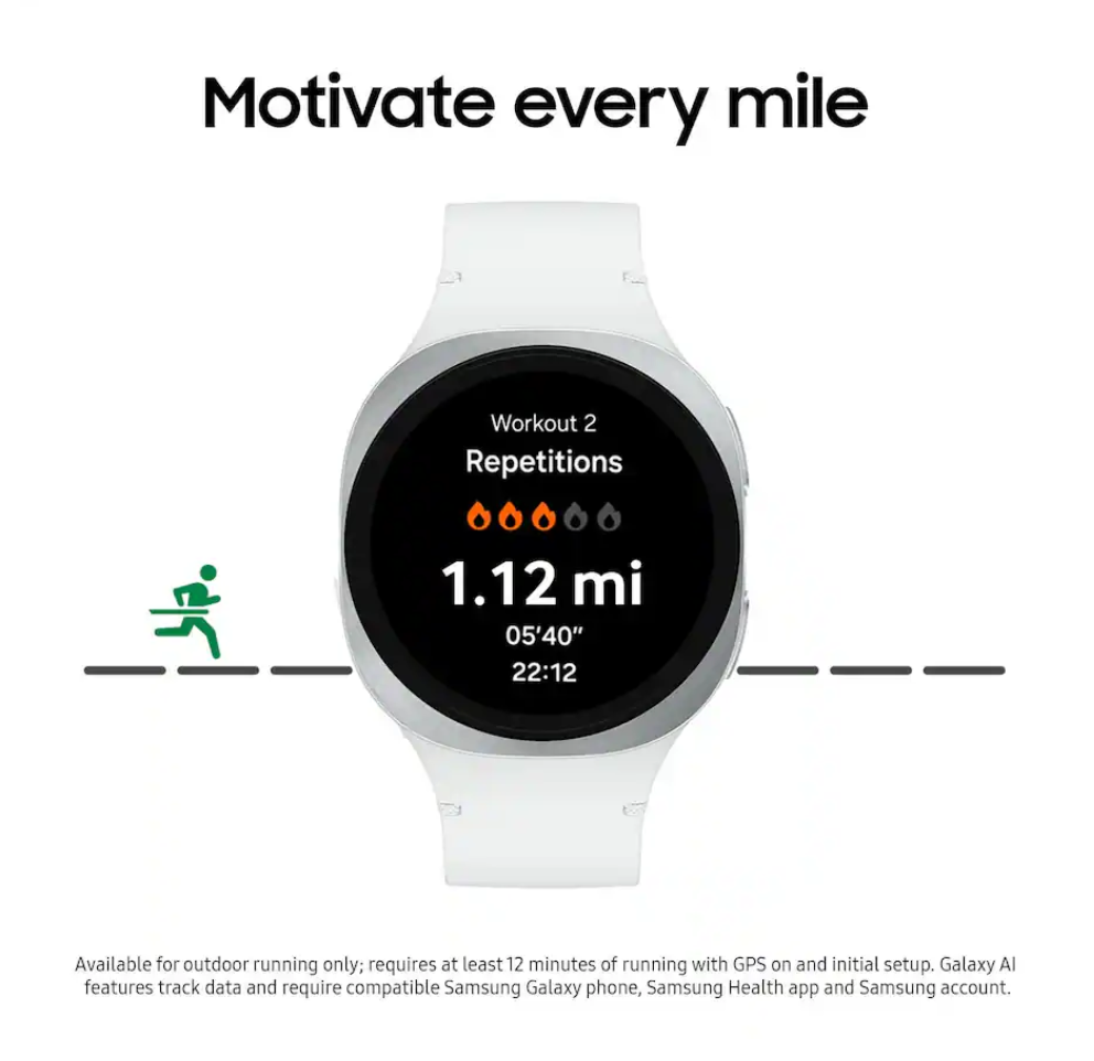 Samsung Galaxy Watch8 - Aluminio 44mm -Bluetooth