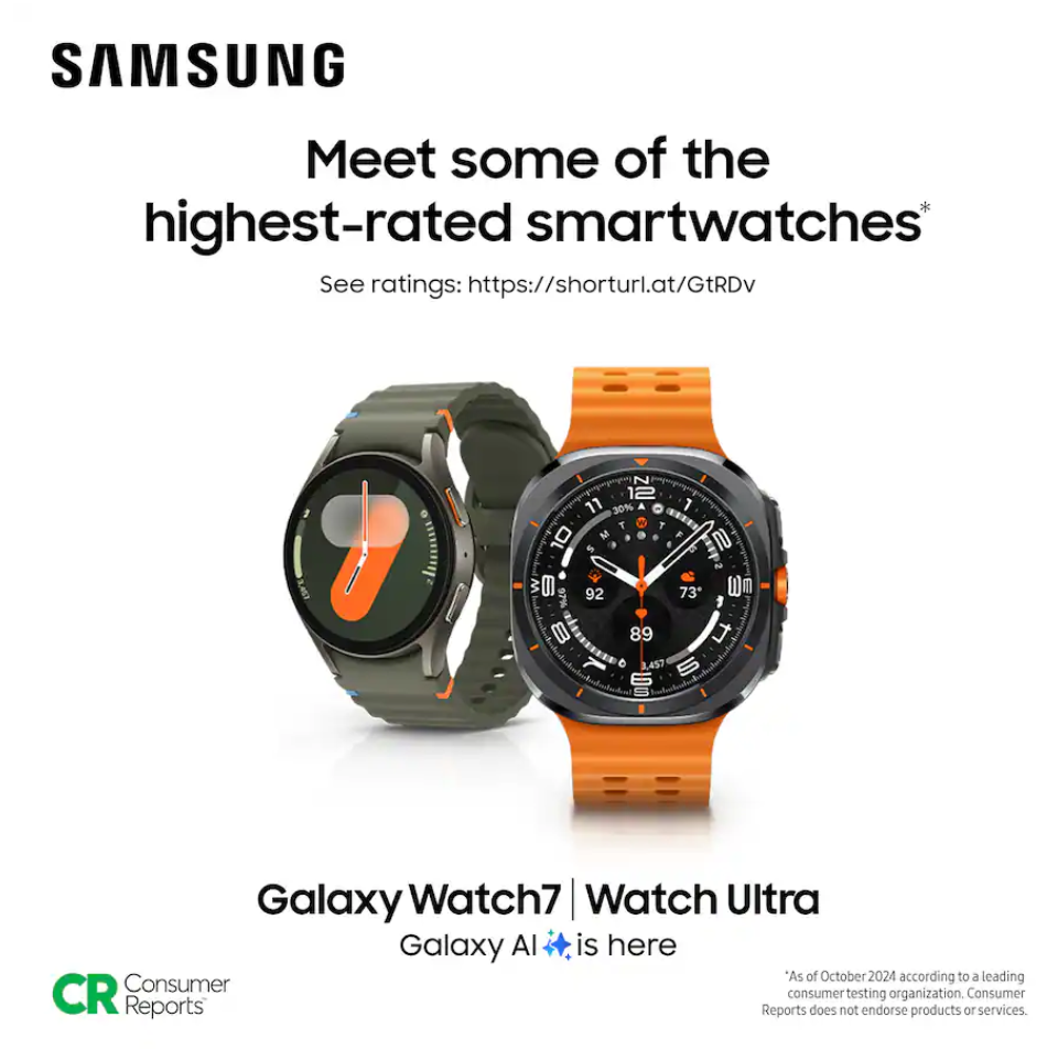 Samsung - Galaxy Watch7 Aluminum Smartwatch 44mm BT