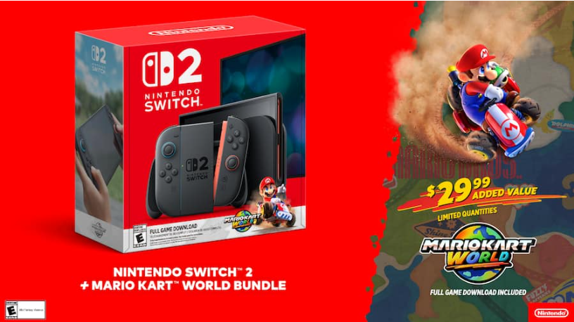 Switch 2 + Mario Kart World Bundle - Nintendo Switch 2